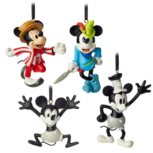 Mickey Mouse through the years Christmas ornament Box set, Disneyland Resort
